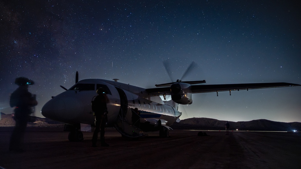 C-146 transports Air Commandos for nighttime ops during EW 25.2