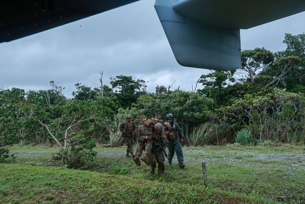 VMM-262 provides close-air support, simulated casualty evacuation