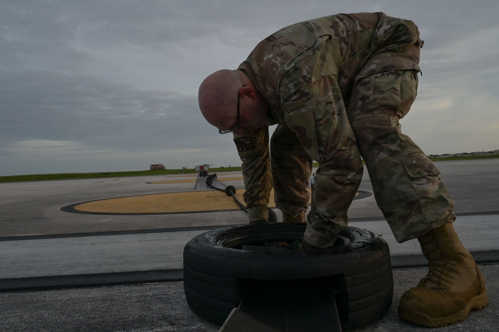 Civil Engineers ensure aircraft land safely during DLE series