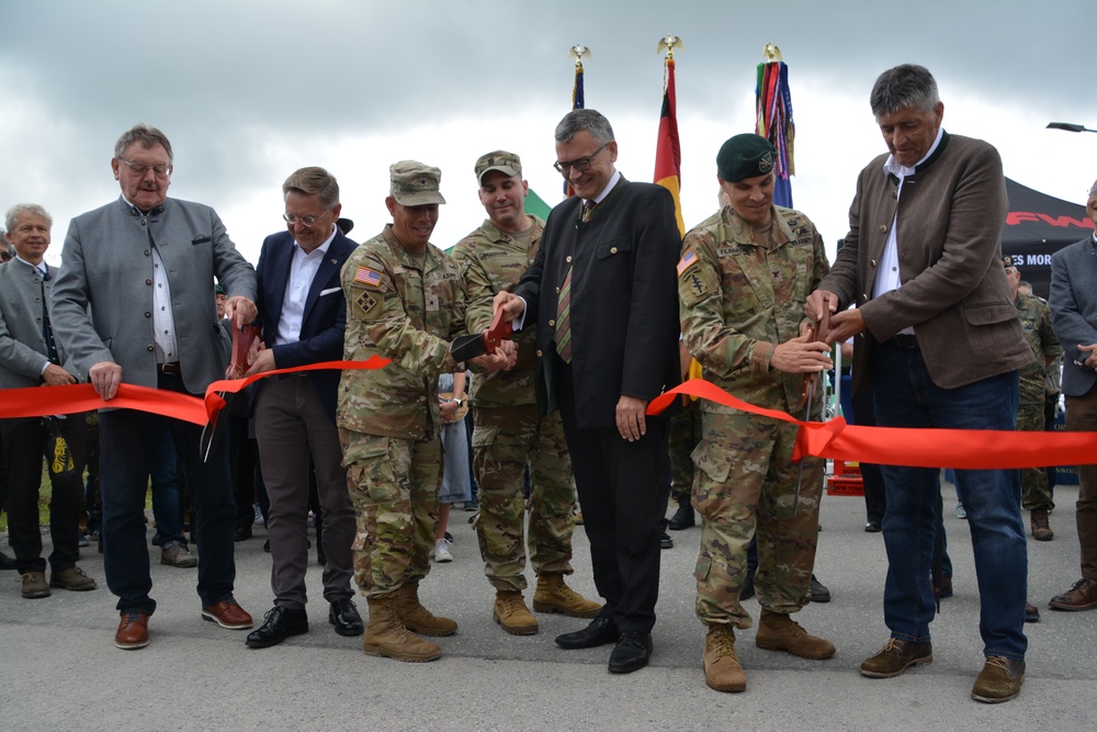 Ribbon cut in friendship