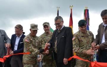 Ribbon cut in friendship