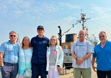 Coast Guardsman reunites with rescued 97-year-old man and his family