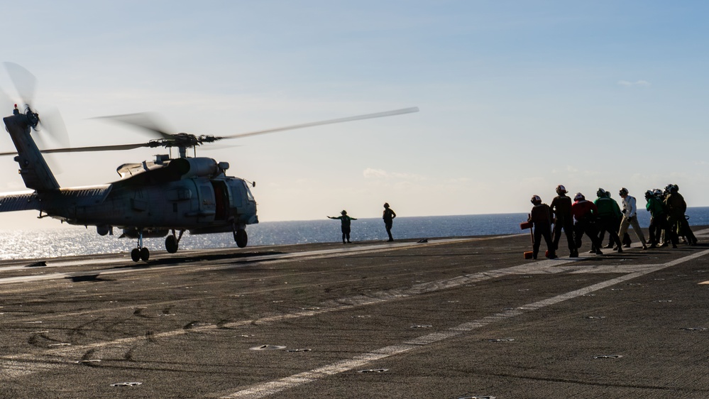 George Washington Conducts Search-and-Rescue Operations