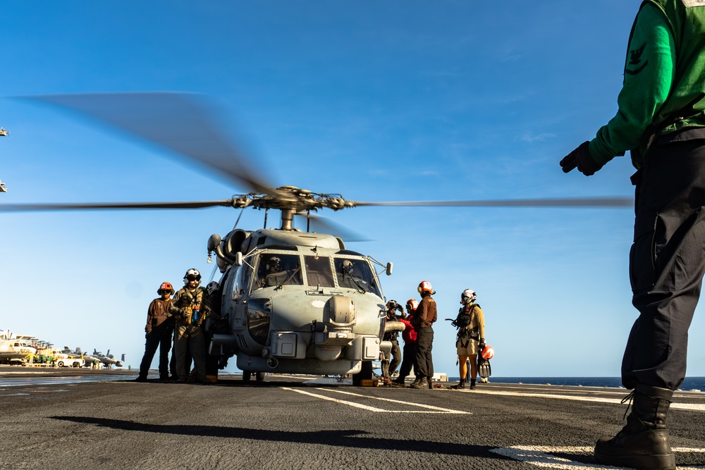 George Washington Conducts Search-and-Rescue Operations