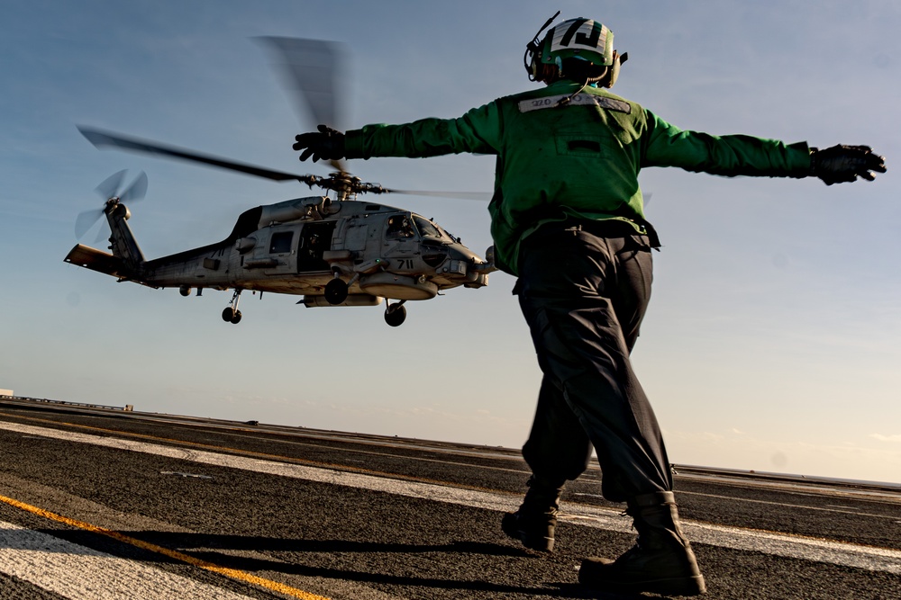 George Washington Conducts Search-and-Rescue Operations