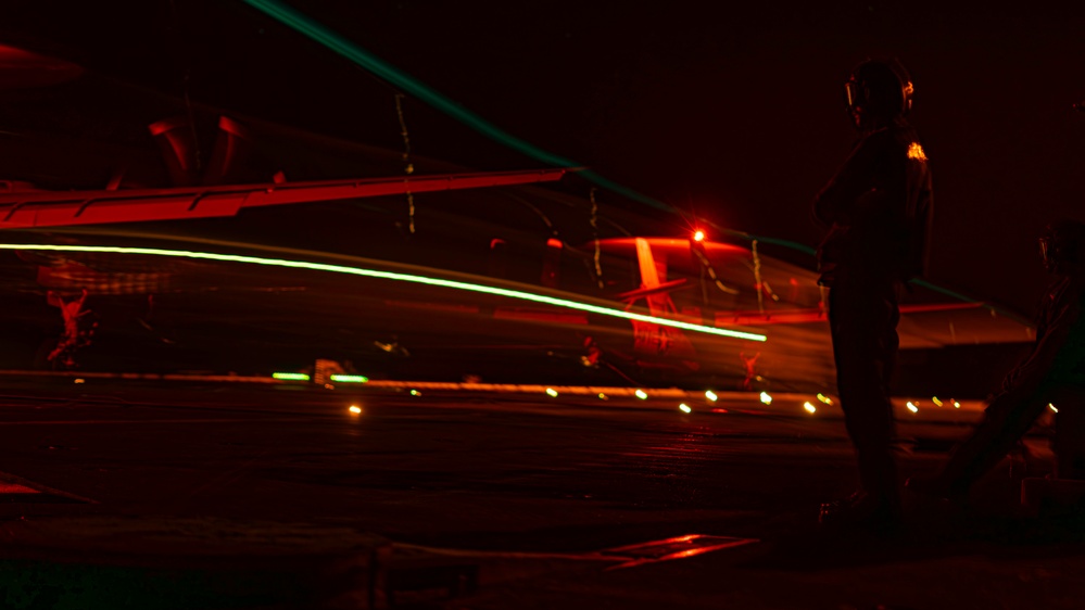 George Washington Conducts Flight Operations
