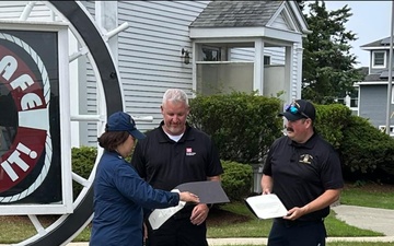 Cape Cod Canal Boat Operators receive recognition from U.S. Coast Guard