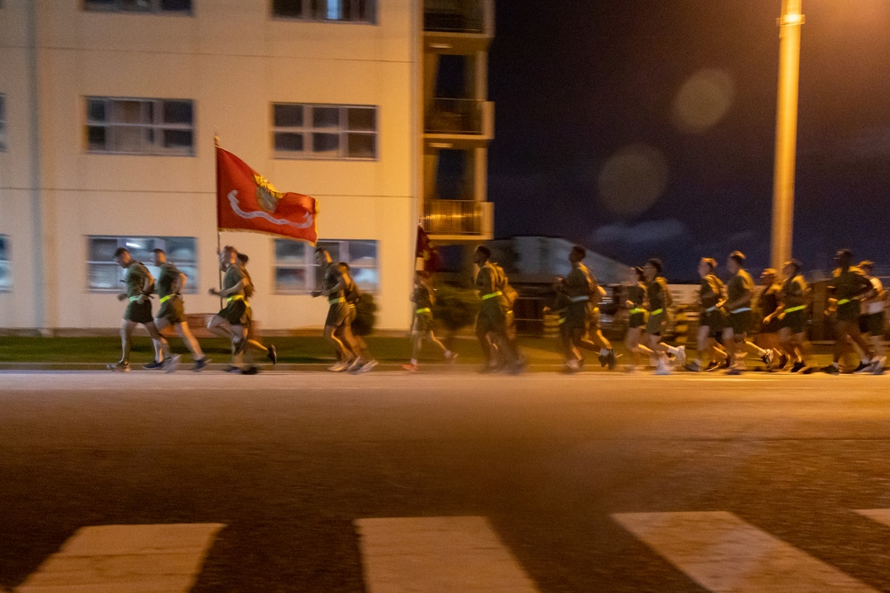 CLR-37 Conducts Regimental Run, Dodgeball Event