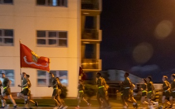 CLR-37 Conducts Regimental Run, Dodgeball Event