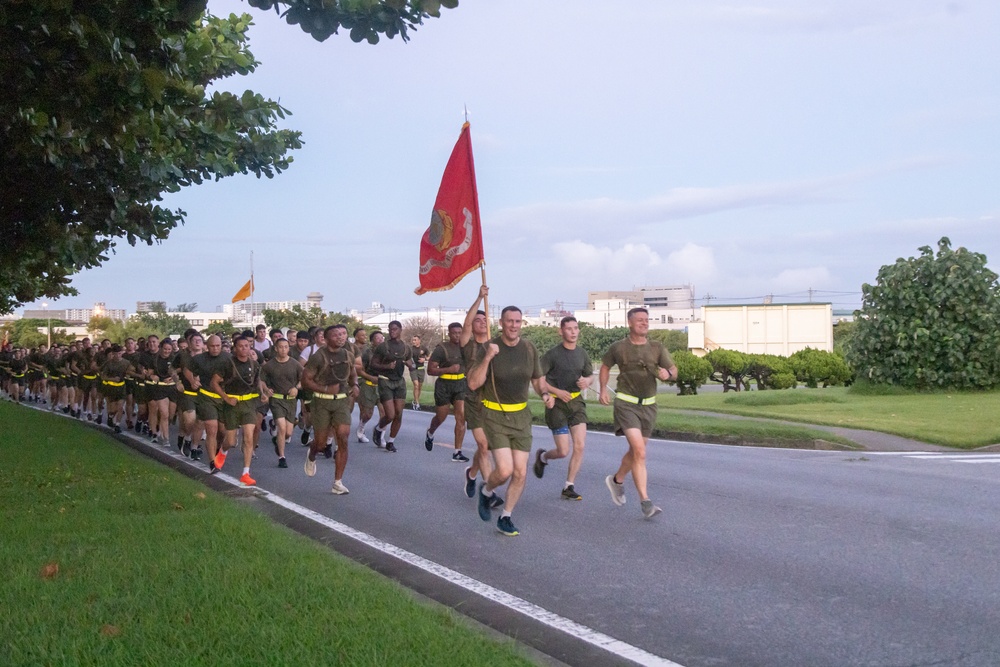 CLR-37 Conducts Regimental Run, Dodgeball Event