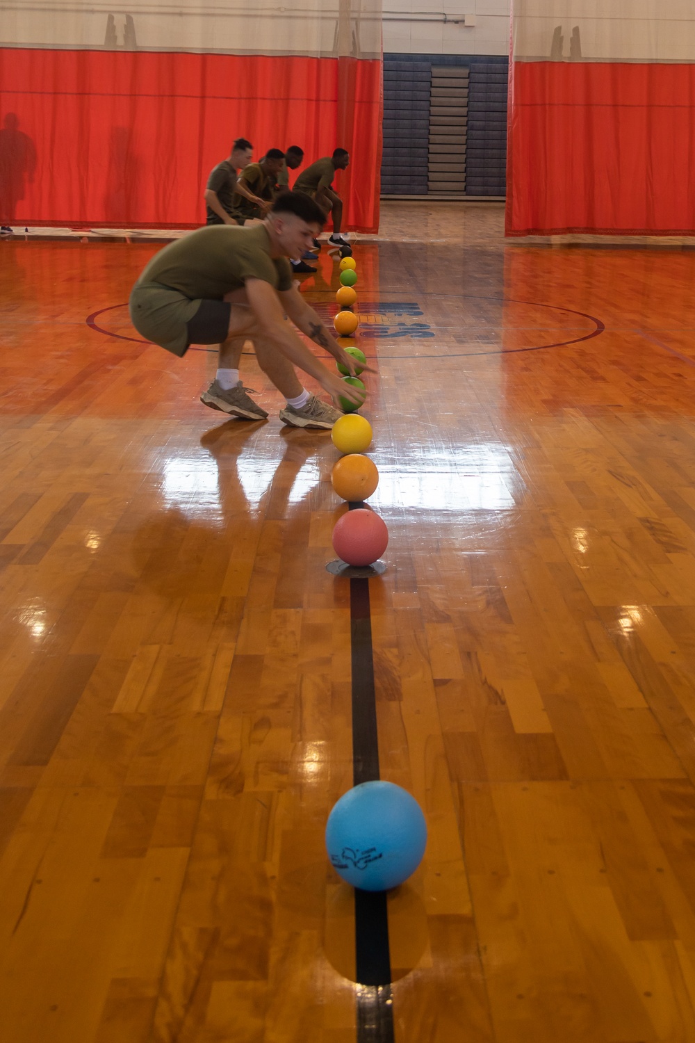 CLR-37 Conducts Regimental Run, Dodgeball Event