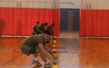 CLR-37 Conducts Regimental Run, Dodgeball Event