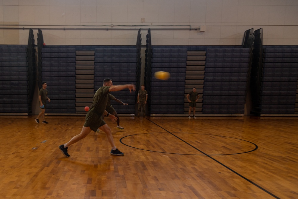 CLR-37 Conducts Regimental Run, Dodgeball Event