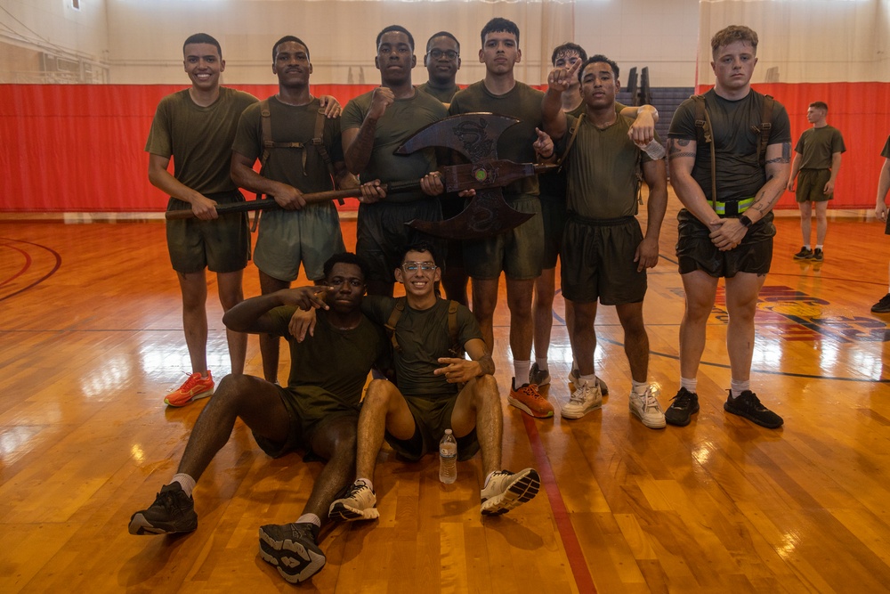 CLR-37 Conducts Regimental Run, Dodgeball Event