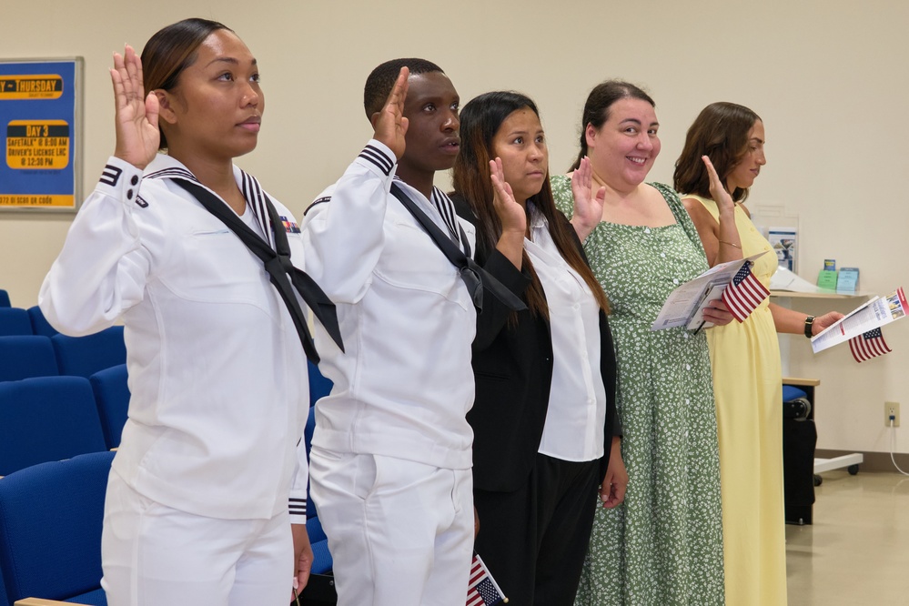 RLSO Western Pacific Hosts Naturalization Ceremony