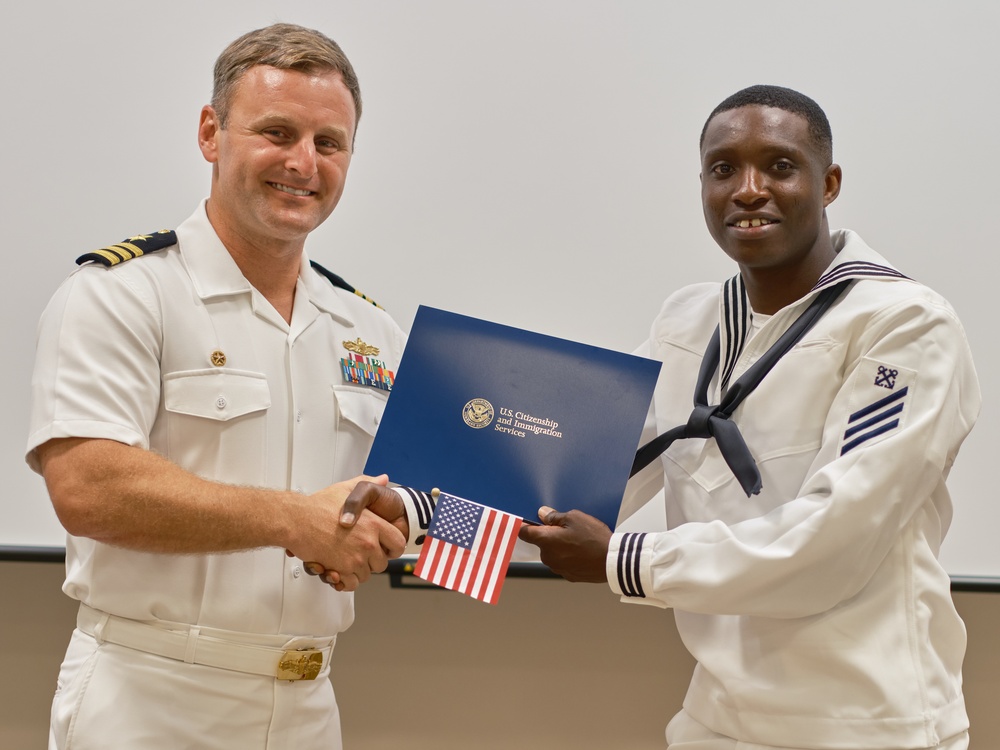 RLSO Western Pacific Hosts Naturalization Ceremony