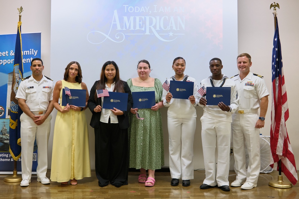 RLSO Western Pacific Hosts Naturalization Ceremony