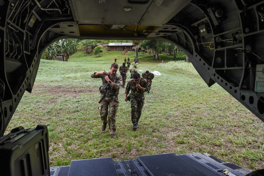 US, BDF, BATSUB help deliver rations to village during AGILE BEAR 25