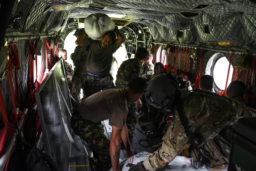 US, BDF, BATSUB help deliver rations to village during AGILE BEAR 25