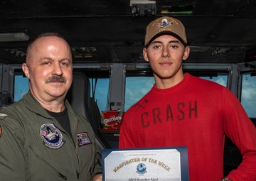 San Bernardino Native Honored as Warfighter of the Day aboard USS George Washington