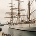 U.S. Coast Guard Cutter Eagle returns to Los Angeles Harbor, families and guests come to tour the vessel and meet the crew