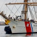 U.S. Coast Guard Cutter Eagle returns to Los Angeles Harbor, families and guests come to tour the vessel and meet the crew