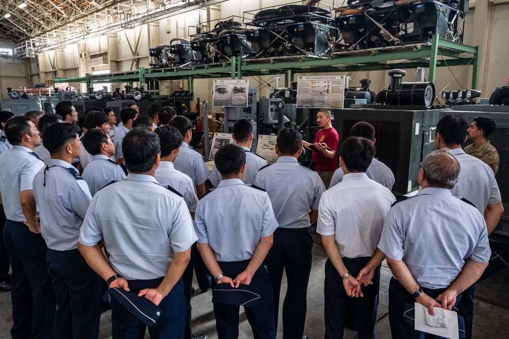 374 LRS hosts JASDF in logistics officer training course