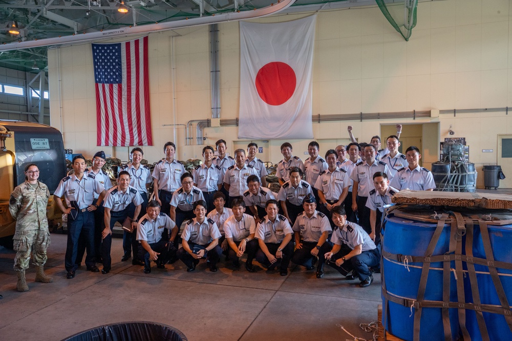 374 LRS hosts JASDF in logistics officer training course