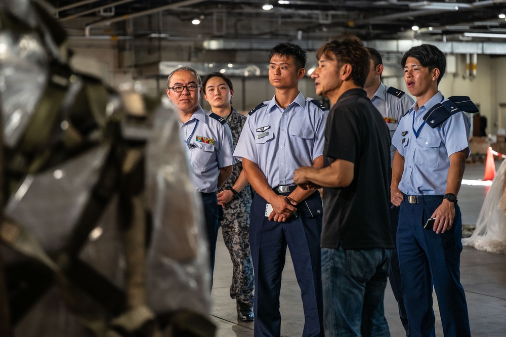 374 LRS hosts JASDF in logistics officer training course