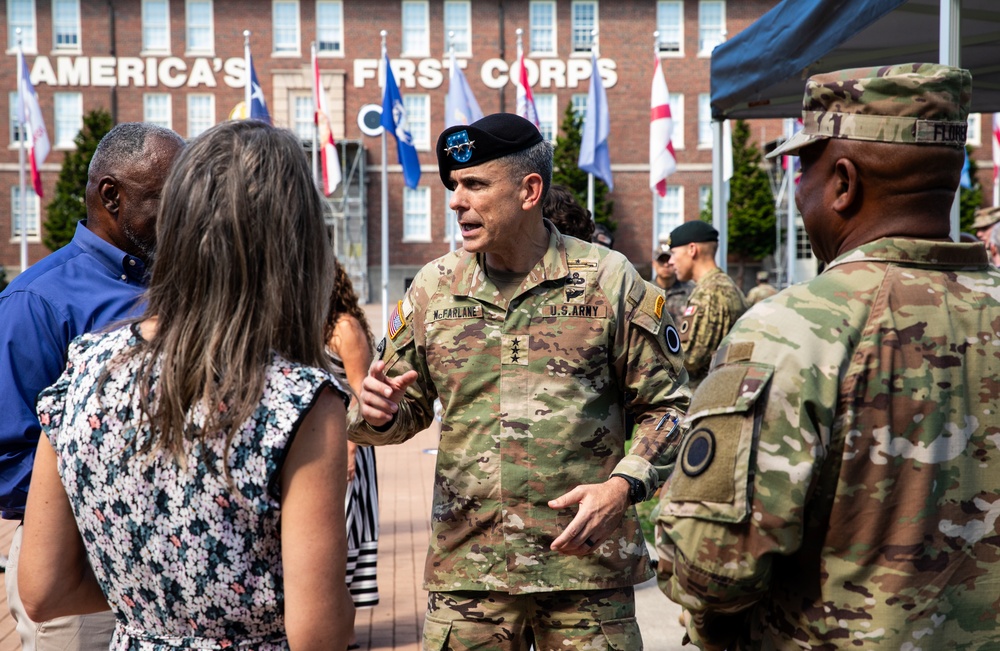 CSM Reffeor Assumes Responsibility of I Corps