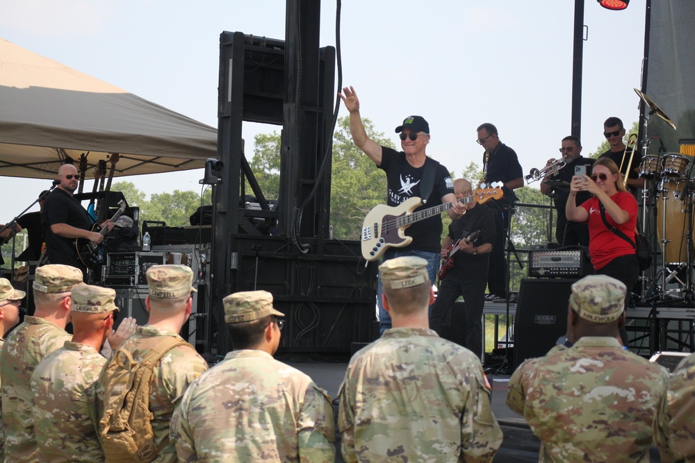 Lt. Dan Band entertains nearly a thousand guests during July 2025 concert at Fort McCoLt. Dan Band entertains nearly a thousand guests during July 2025 concert at Fort McCoy