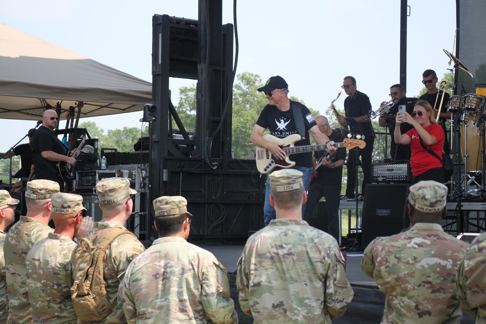Lt. Dan Band entertains nearly a thousand guests during July 2025 concert at Fort McCoLt. Dan Band entertains nearly a thousand guests during July 2025 concert at Fort McCoy