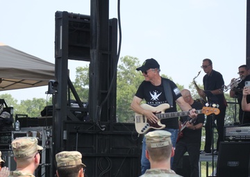 Lt. Dan Band entertains nearly a thousand guests during July 2025 concert at Fort McCoLt. Dan Band entertains nearly a thousand guests during July 2025 concert at Fort McCoy