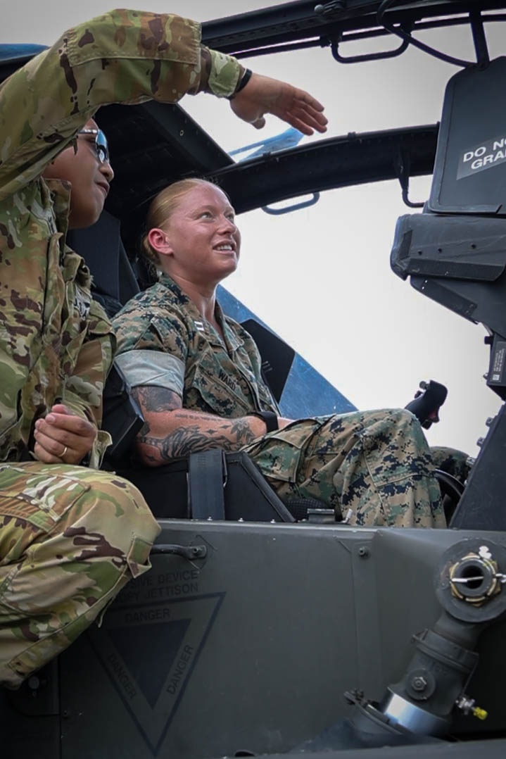 U.S. and ROK Marines partner with U.S. Army Pilots