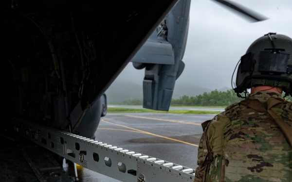 CV-22s deliver life-saving supplies to Basco, Philippines following catastrophic storms