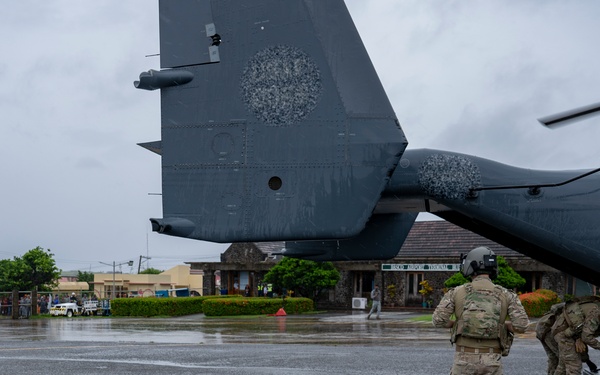 CV-22s deliver life-saving supplies to Basco, Philippines following catastrophic storms