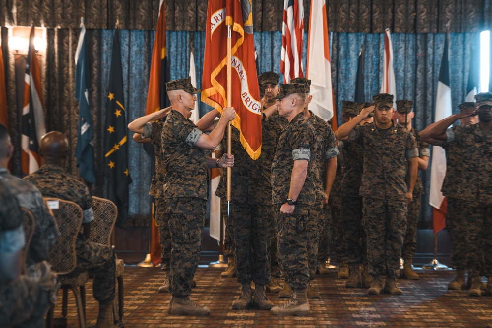 3D Marine Expeditionary Brigade holds change of command ceremony
