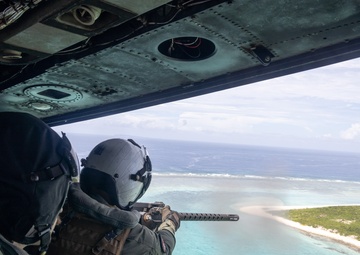HMLA-169 Marines practice live fire maneuvering