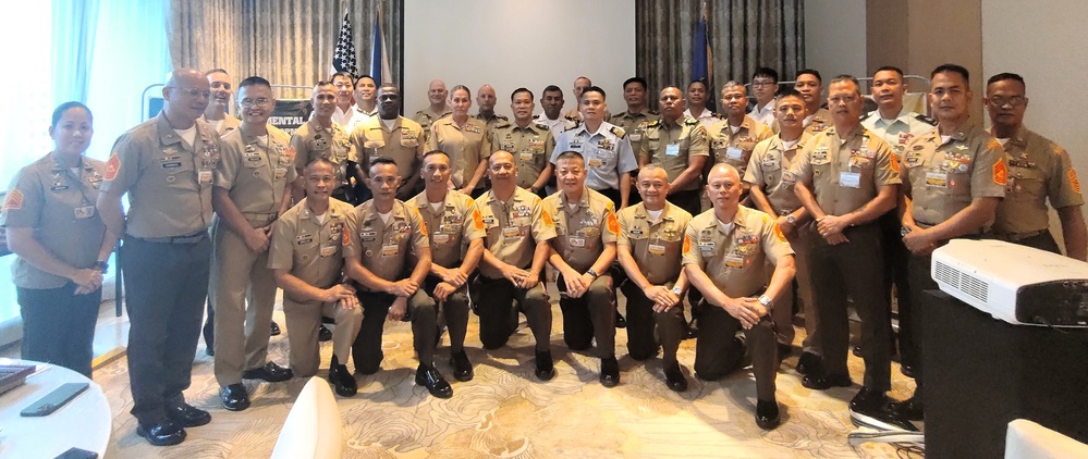 Pacific, European, and American Military Allies and Partners Launch First Senior Enlisted Leader Forum at Pacific Amphibious Leaders Symposium in Manila