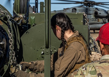 SLTE 4-25: Combat Logistics Battalion-8 Conducts MRADR Airlift