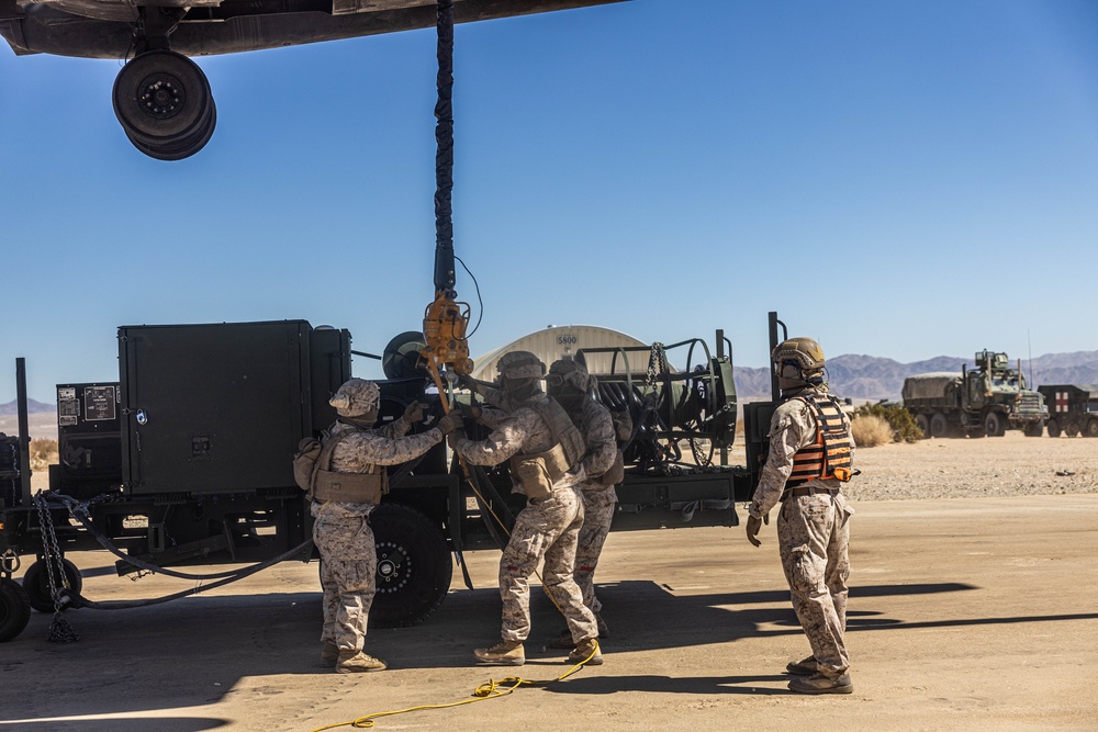 SLTE 4-25: Combat Logistics Battalion-8 Conducts MRADR Airlift