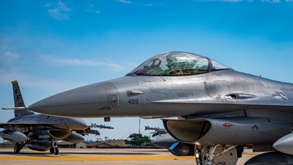 Wolf Pack’s F-16 Fighting Falcons begin departure for Super Squadron Test Phase II