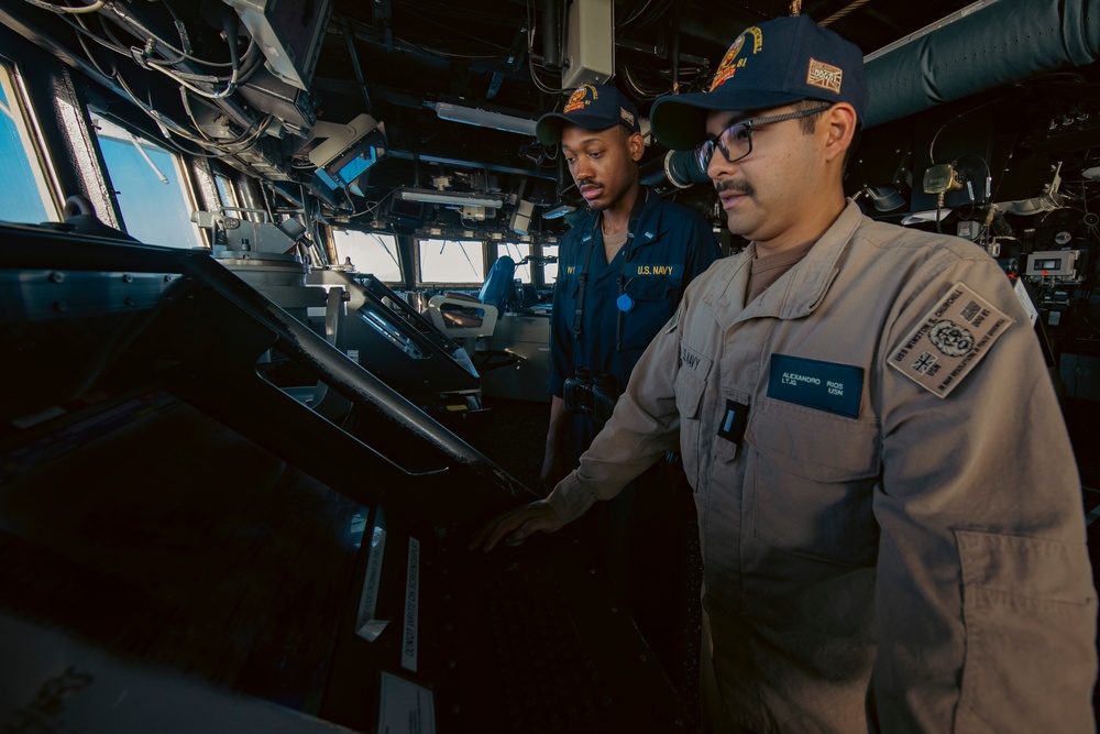 USS Winston S. Churchill Daily Operations