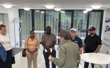 405th AFSB conducts professional development site visit to Haus des Wassers