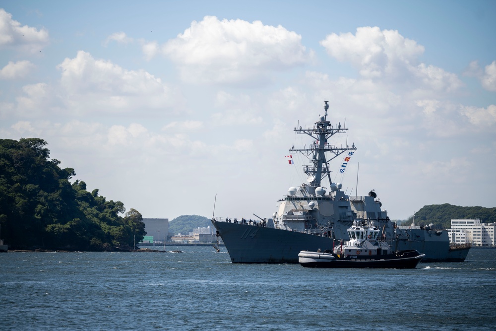 USS Ralph Johnson (DDG 114) returns to CFAY after 7-month underway