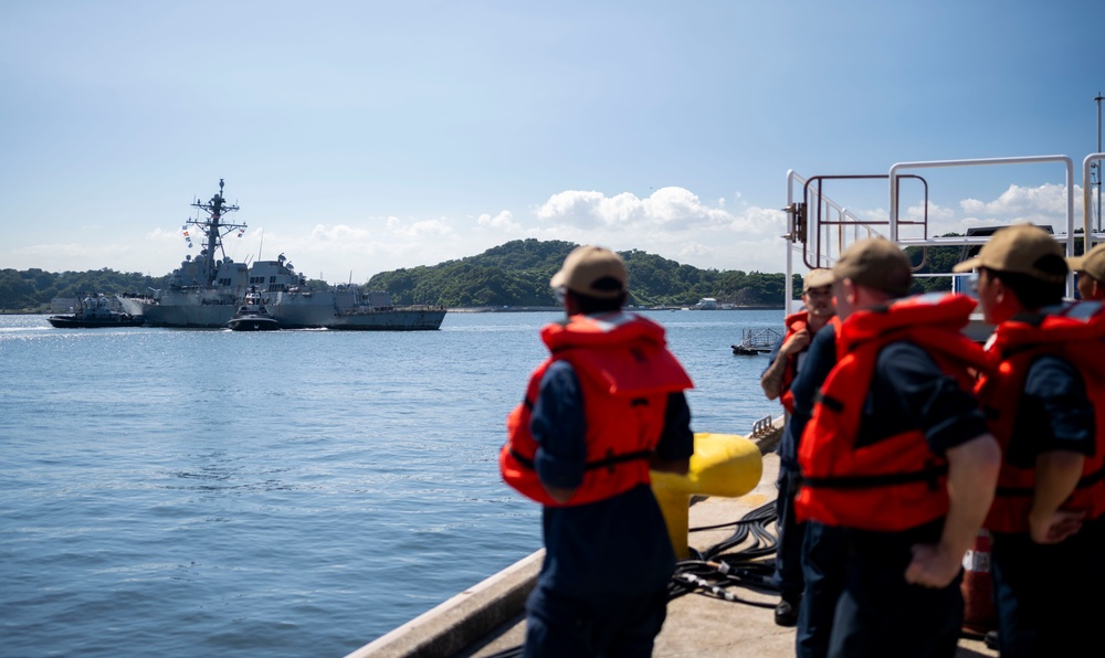 USS Ralph Johnson (DDG 114) returns to CFAY after 7-month underway