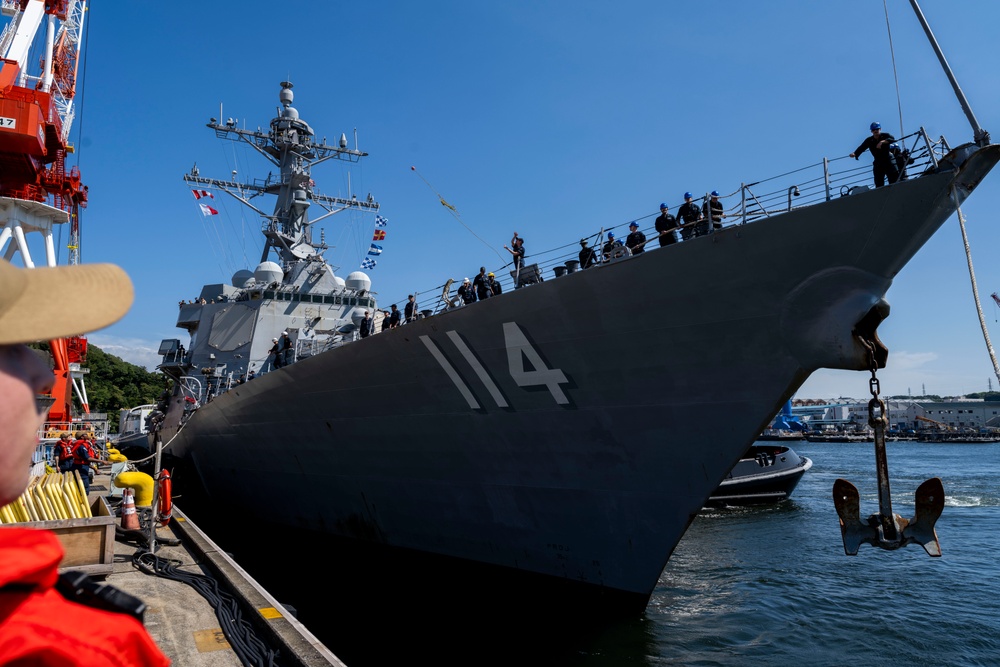 USS Ralph Johnson (DDG 114) returns to CFAY after 7-month underway
