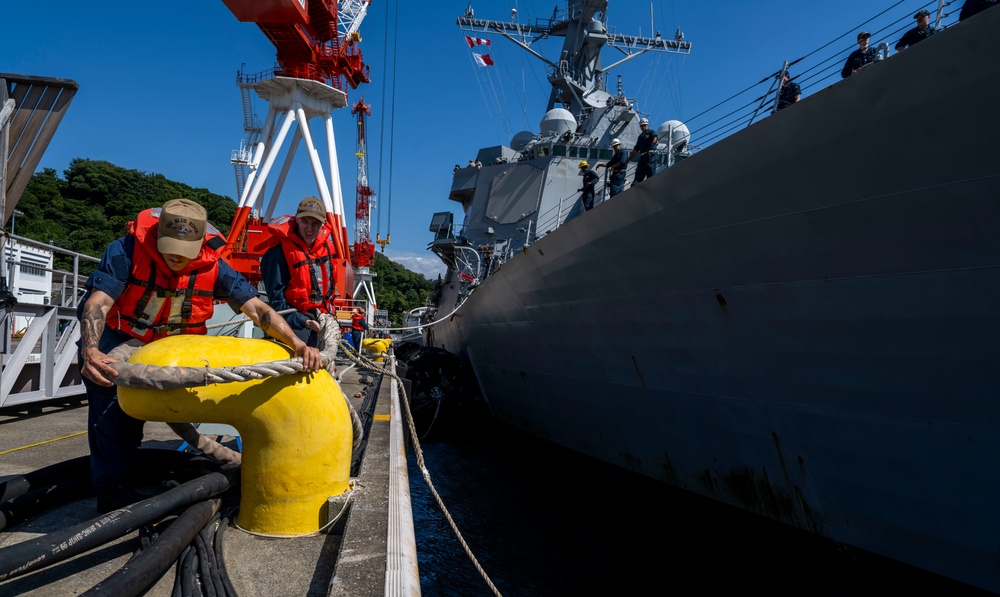 USS Ralph Johnson (DDG 114) returns to CFAY after 7-month underway