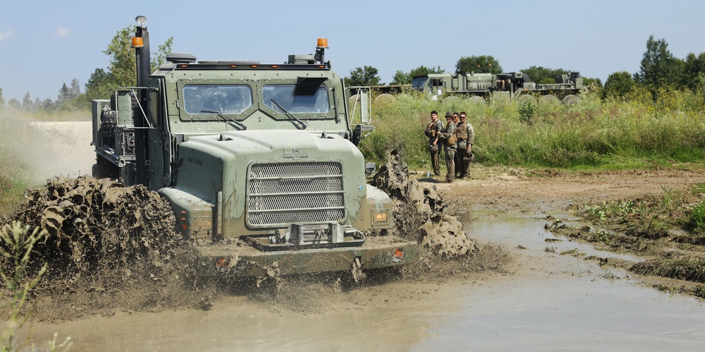 U.S. Marines advance logistics capabilities in Estonia