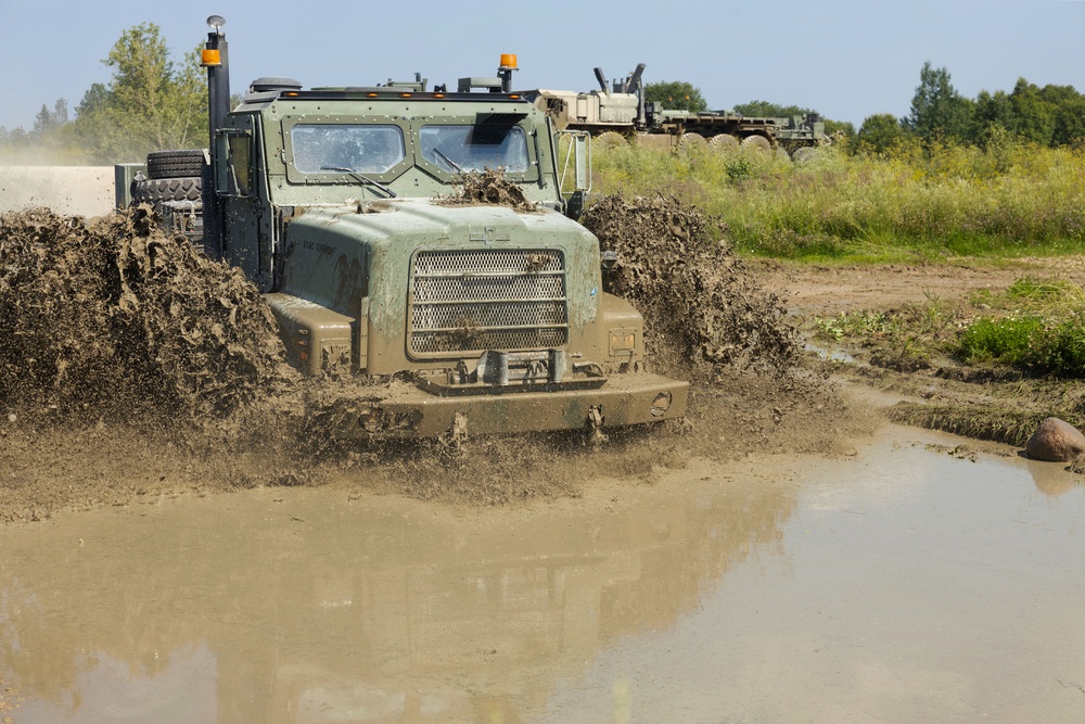 U.S. Marines advance logistics capabilities in Estonia